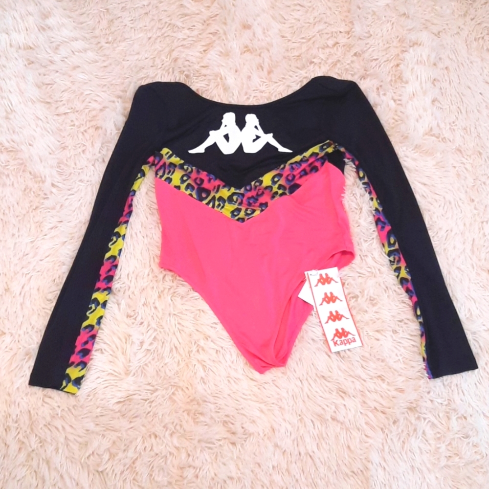 Kappa size M womens, pink & black